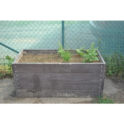 VYVÝŠENÝ ZÁHON 240 × 106 × 79 cm, HNĚDÁ