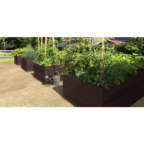 VYVÝŠENÝ ZÁHON 240 × 106 × 79 cm, HNĚDÁ