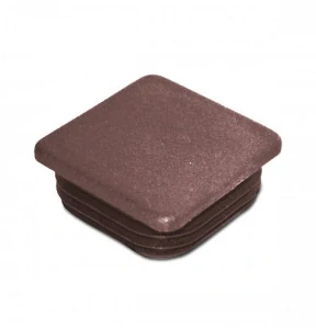 Záslepka sloupku jekl 65x65mm, plastová, hnědá