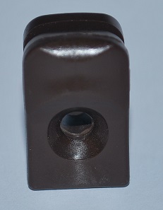 Úchytka PVC včetně šroubku Hnědá