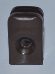 Úchytka PVC včetně šroubku Hnědá