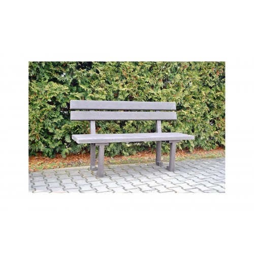 LAVIČKA BÁRA, DÉLKA 1,5 m / 41 CM, ŠEDÁ+HNĚDÁ